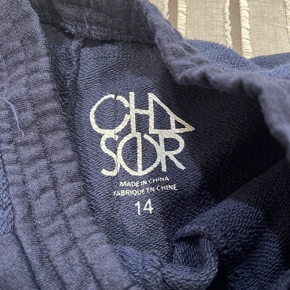 Boys size 14 Chaser navy slim fitting sweatpants